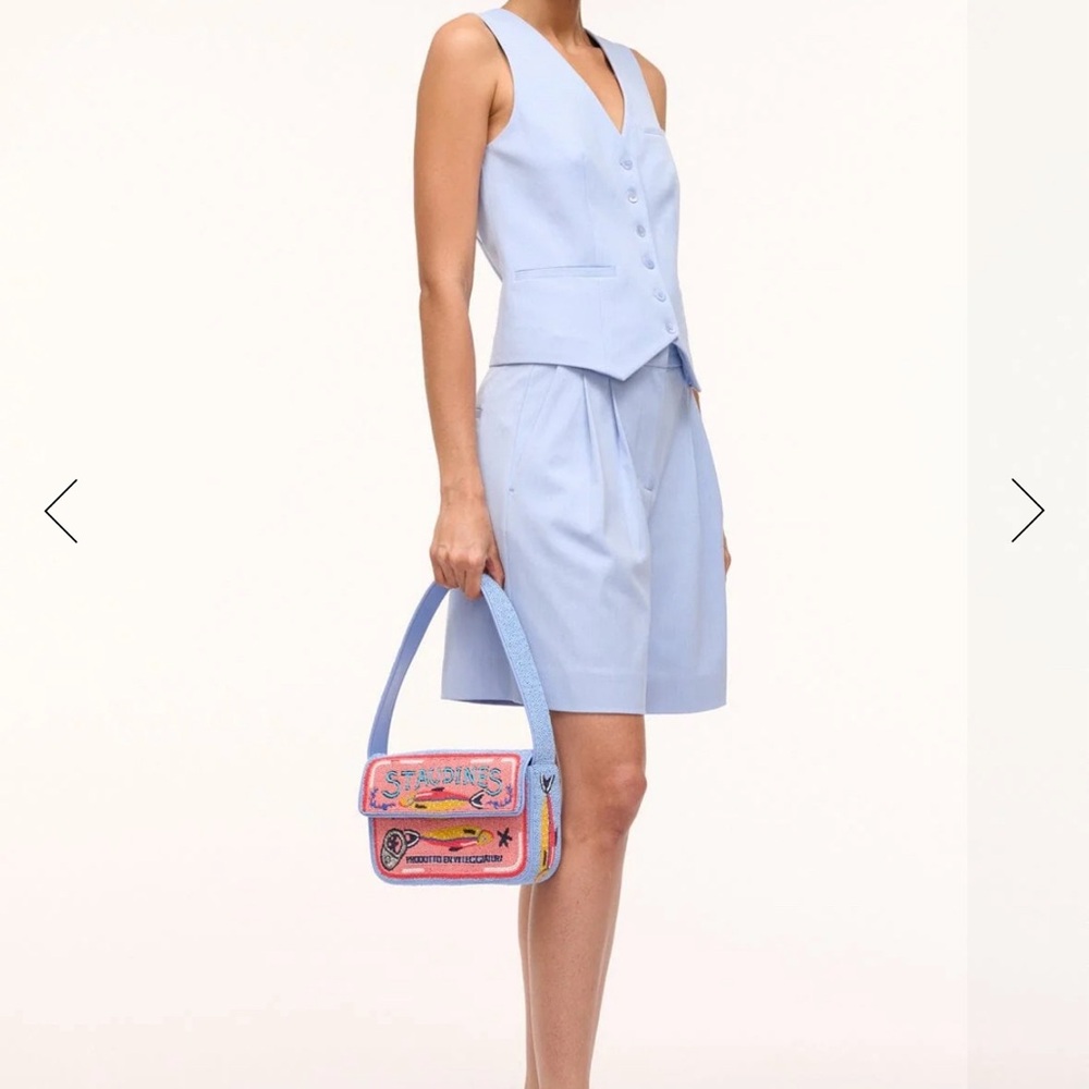 Staud Tommy Beaded Bag Staudines Sardine Purse NWT - Picture 12 of 13